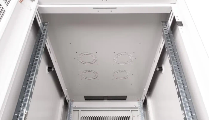 Roline / Secomp Basic 19" Netzwerkschrank 26HE, montiert, Glastür, IP20, RAL 7035, 1000mm tief