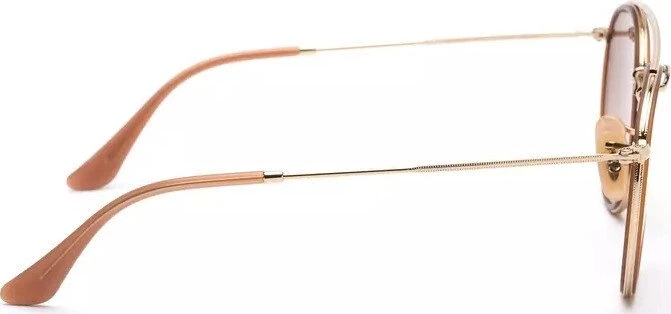 Ray-Ban Round Double Bridge gold/copper gradient flash