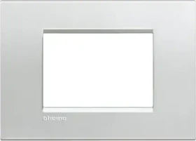Bticino Livinglight Abdeckrahmen 1-fach, silber