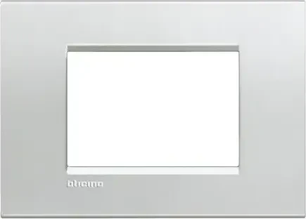 Bticino Livinglight Abdeckrahmen 1-fach, silber