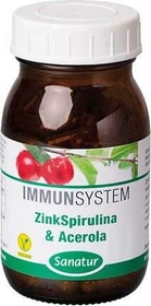 Sanatur Immunsystem ZinkSpirulina & Acerola Kapseln, 90 Stück