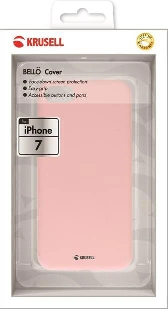 Krusell Bellö Cover für Apple iPhone 7 pink
