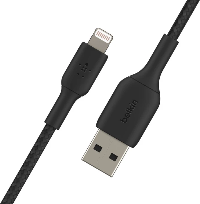 Belkin BoostCharge Braided USB-A to Lightning 3.0m schwarz