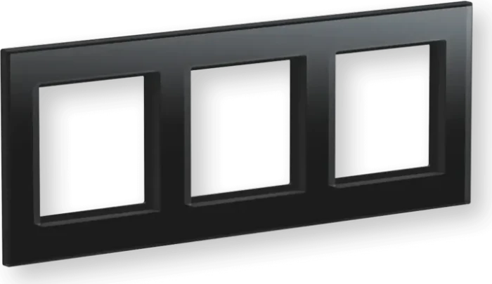eQ-3 Homematic HmIP-GF3-A Glasrahmen 3-fach, schwarz