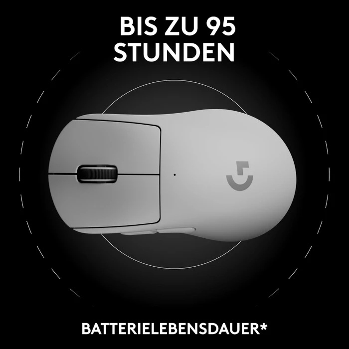 Logitech G Pro X Superlight 2 DEX Lightspeed weiß, USB