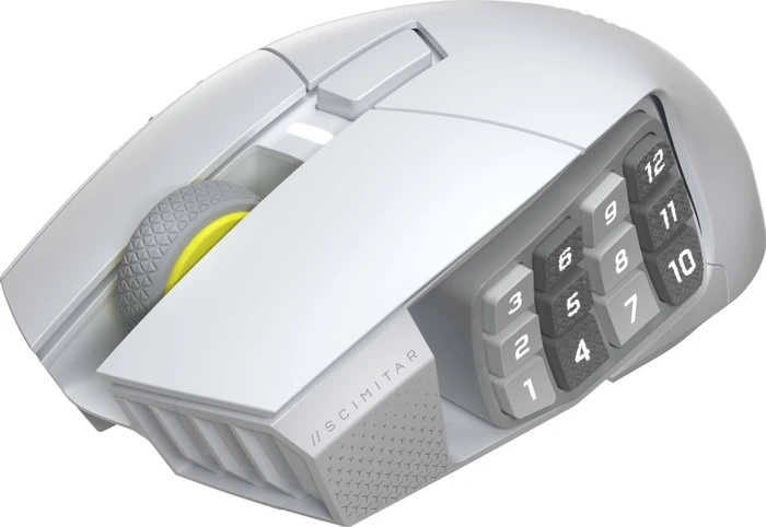 Corsair Scimitar Elite Wireless SE MMO, weiß, USB/Bluetooth