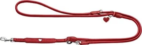 Hunter Verstellbare Führleine Round & Soft Love, 6/200, rot