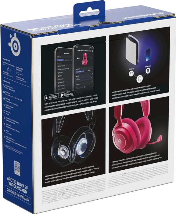 SteelSeries Arctis Nova 7P Wireless Gen 2 magenta
