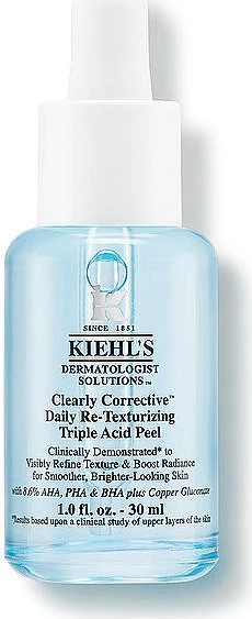 Kiehl's Clearly Corrective Daily Re-Texturizing Triple Acid Peel, 30ml