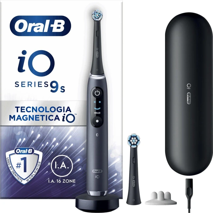 Oral-B iO Series 9s black onyx + 2 Aufsteckbürsten