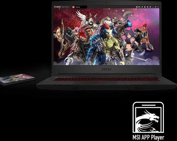 MSI GF65 Thin 10SDR-1080, Core i7-10750H, 16GB RAM, 512GB SSD, GeForce GTX 1660 Ti, DE