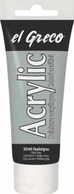 Kreul el Greco Acrylic Ink Acrylfarbe, dunkelgrau, 75ml