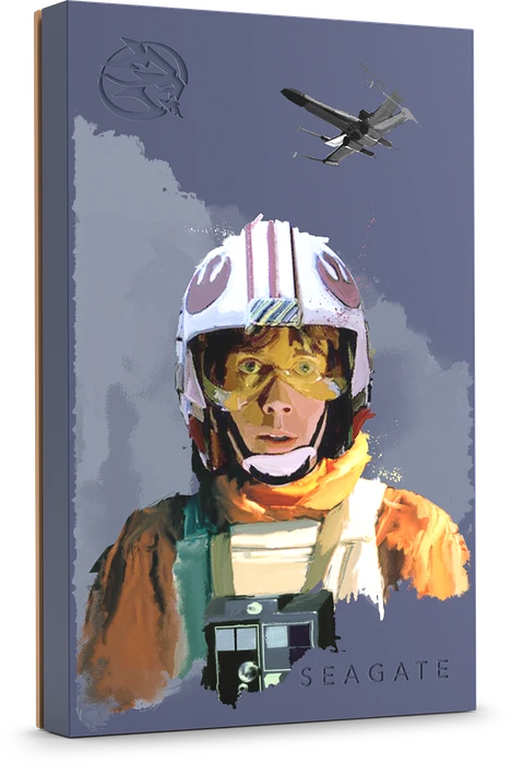 Seagate FireCuda Gaming HDD - Luke Skywalker Special Edition, 2TB, +Rescue, USB 3.0 Micro-B