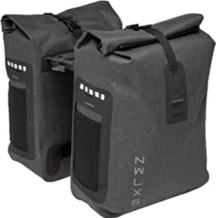 New Looxs Varo Double Pannier Racktime Gepäcktasche grau