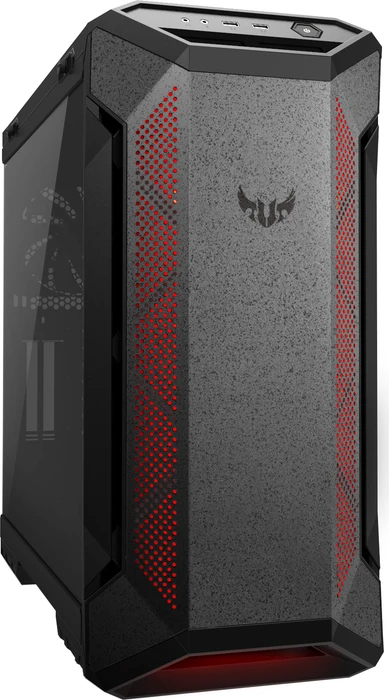 ASUS TUF Gaming GT501, schwarz, Glasfenster