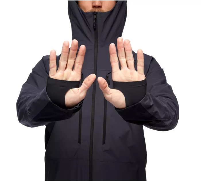 Black Diamond Dawn Patrol Hybrid Shell Funktionsjacke carbon (Herren)