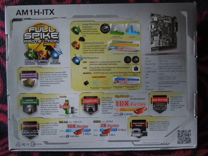 ASRock AM1H-ITX (AMD AM1)
