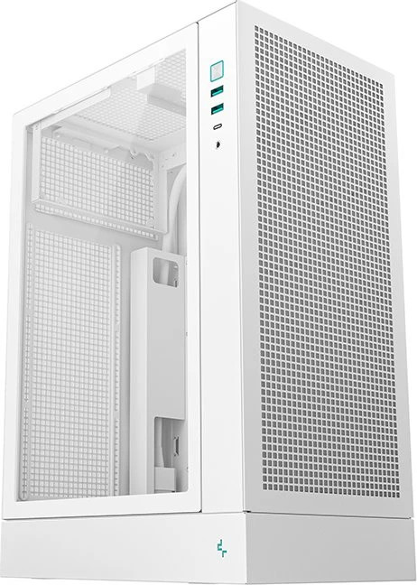 DeepCool CH170 Plus WH, weiß, Glasfenster