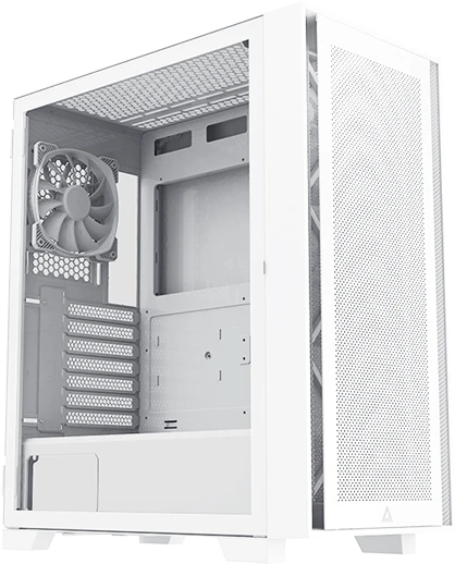 Montech Air 1000 Lite White, weiß, Glasfenster
