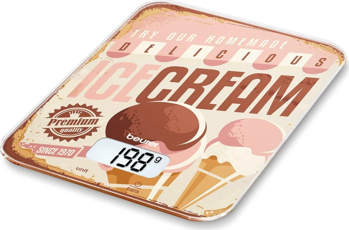 Beurer KS 19 digitale Küchenwaage icecream