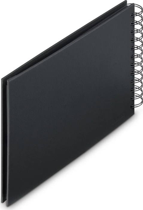 Hama Spiralalbum 24x17, 50 schwarze Seiten, Fine Art New Black