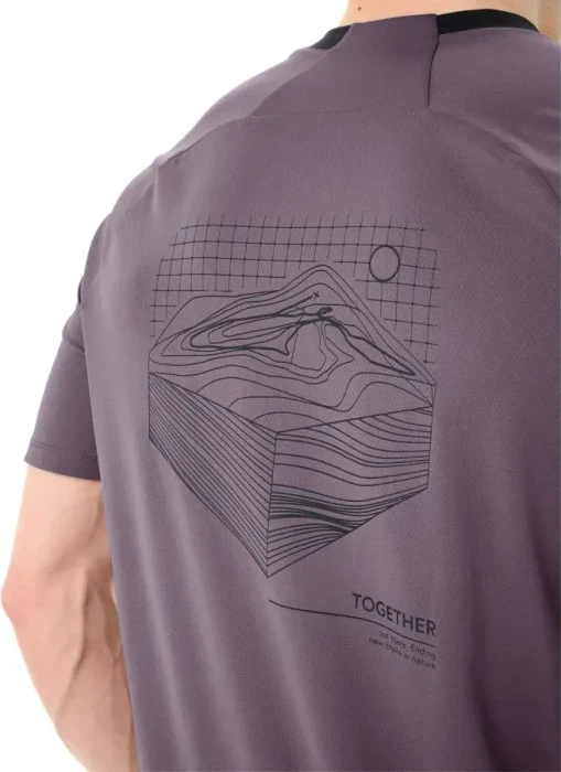 Vaude Loamer Mountainbike Funktionsshirt kurzarm purple ash (Herren)