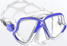 Mares X-Vision Mid Zweiglasmaske hellblau/weiß/klar
