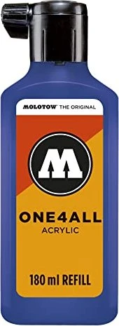 Molotow ONE4ALL Refill Acrylfarbe 180ml, echtblau