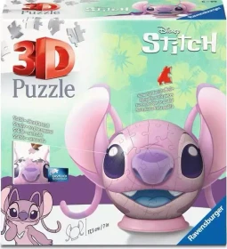 Ravensburger Puzzle 3D Puzzle-Ball Disney Stitch Angel mit Ohren
