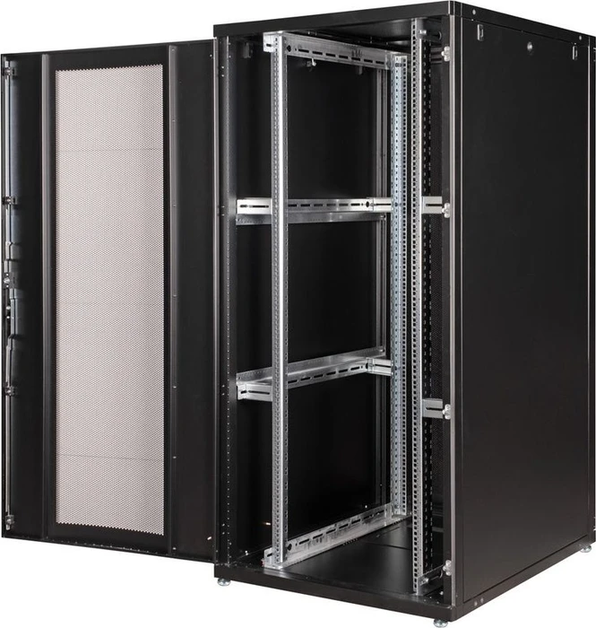 Roline / Secomp Pro Serie 19" Serverschrank 36HE, montiert, Gitternetztür, IP20, RAL 9005, 1000mm tief