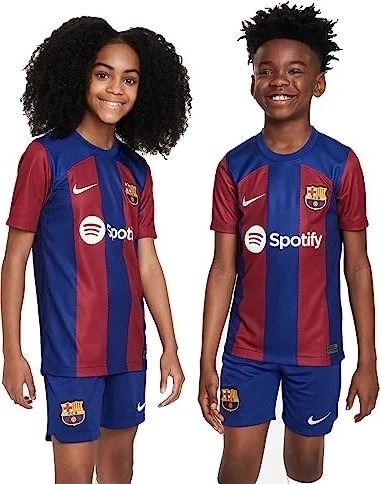 Nike FC Barcelona Stadium 2023/2024 Heimtrikot (Junior)