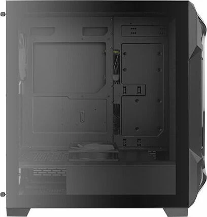 Antec Dark League Dark Fleet DF600 Flux, Glasfenster