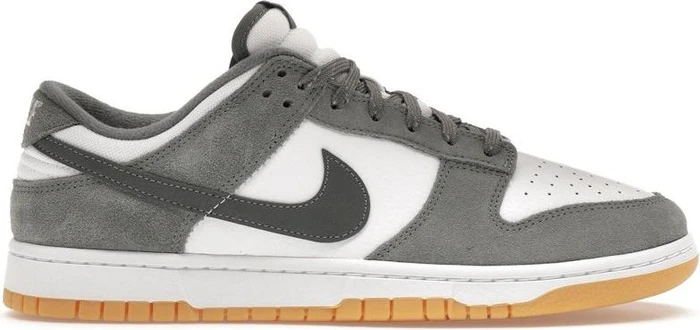 Nike Dunk Low white/light iron ore/gum light brown/smoke grey (Herren)