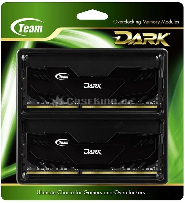 TeamGroup Dark schwarz UDIMM 8GB Kit, DDR3-2400, CL11-13-13-35
