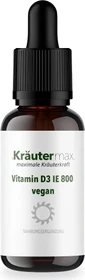 Kräutermax Vitamin D3 IE 800 vegan Tropfen, 15ml