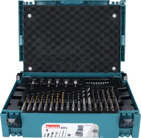 Makita Bohrer-/Bits-Zubehörset inkl. MAKPAC, 65-tlg.