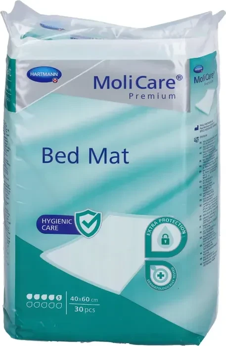 Hartmann MoliCare Premium Bed Mat 5 Tropfen Bettschutzeinlage, 40x60cm, 180 Stück