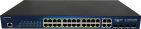 Allnet SG84 Rackmount Gigabit Smart Switch, 24x RJ-45, 4x RJ-45/SFP, 370W PoE+ (ALL-SG8428v2PM / 211066)