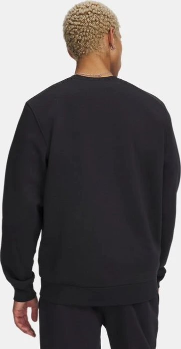 Under Armour Icon Fleece Crew Sweatshirt schwarz/weiß (Herren)