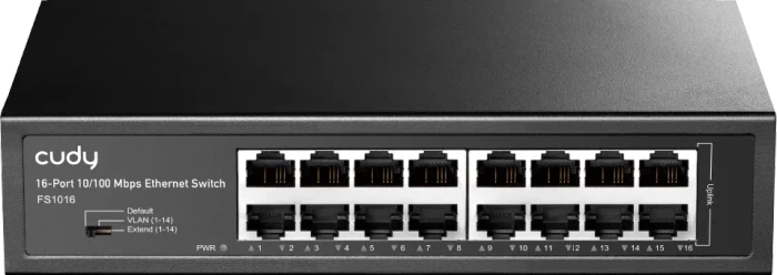 Cudy FS10 Rackmount Switch, 16x RJ-45