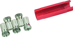 Schwaiger Aufdrehhilfe Set für F-Stecker