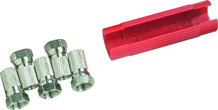 Schwaiger Aufdrehhilfe Set für F-Stecker