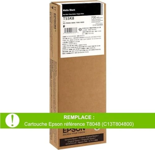 Epson Tinte T55K8 schwarz matt