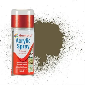 Humbrol Acrylic Spray Paint 86 light olive matt, 150ml