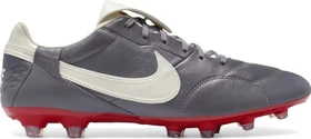 Nike Premier 3 FG Low-Top light graphite/varsity red/metallic summit white (Herren)