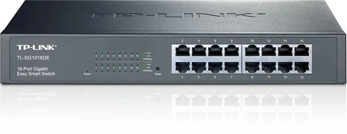 TP-Link TL-SG1016DE Desktop Gigabit Smart Switch, 16x RJ-45