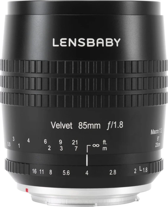 Lensbaby Velvet 85mm 1.8 für Canon RF schwarz