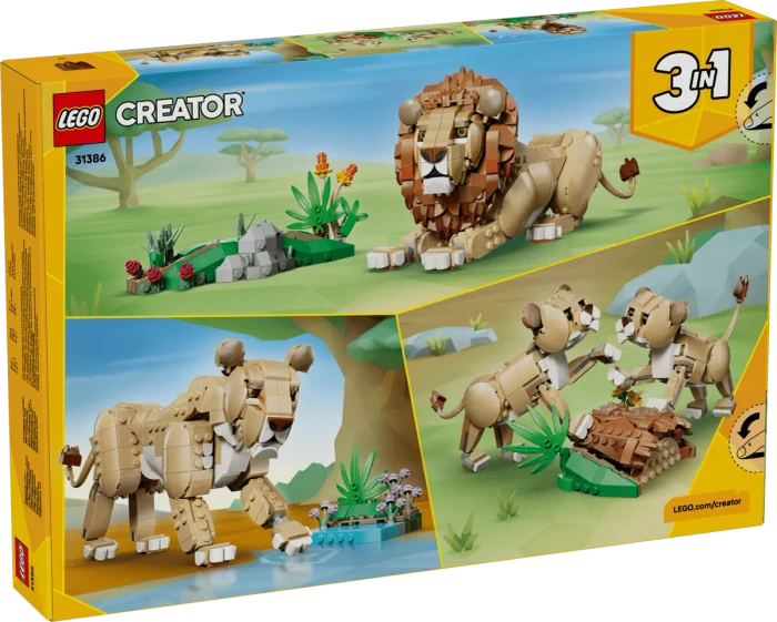 LEGO Creator 3in1 - Wilde Tiere: Majestätischer Löwe