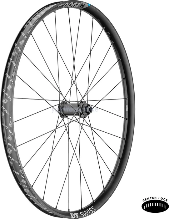 DT Swiss H 1900 Spline 28H 20mm/35mm 27.5" 15x110 TA Centerlock Disc Vorderlaufrad schwarz