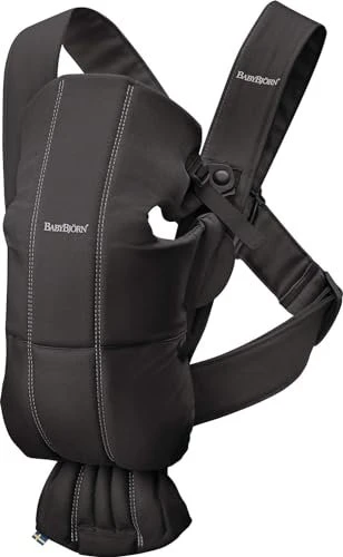 BabyBjörn Mini Babytrage gewebt schwarz